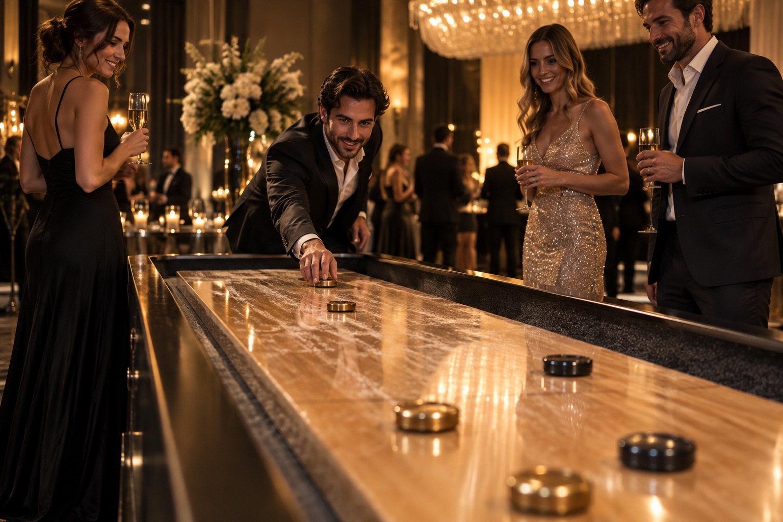Visuel d’illustration : Location de table de shuffleboard