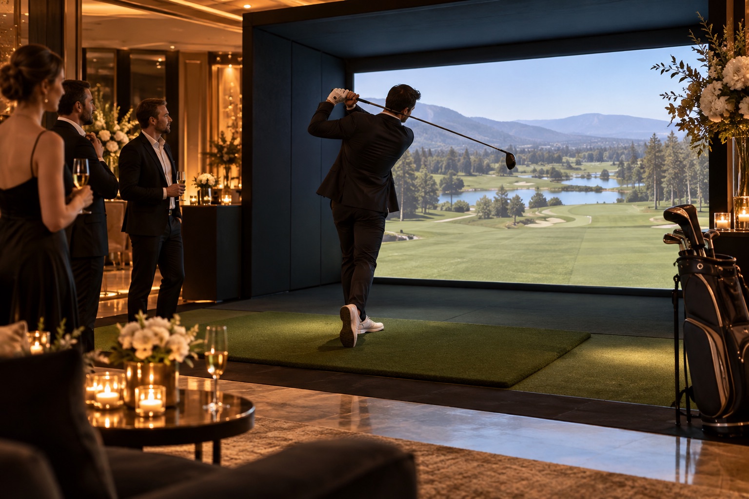 Visuel d’illustration : Location de simulateur de golf
