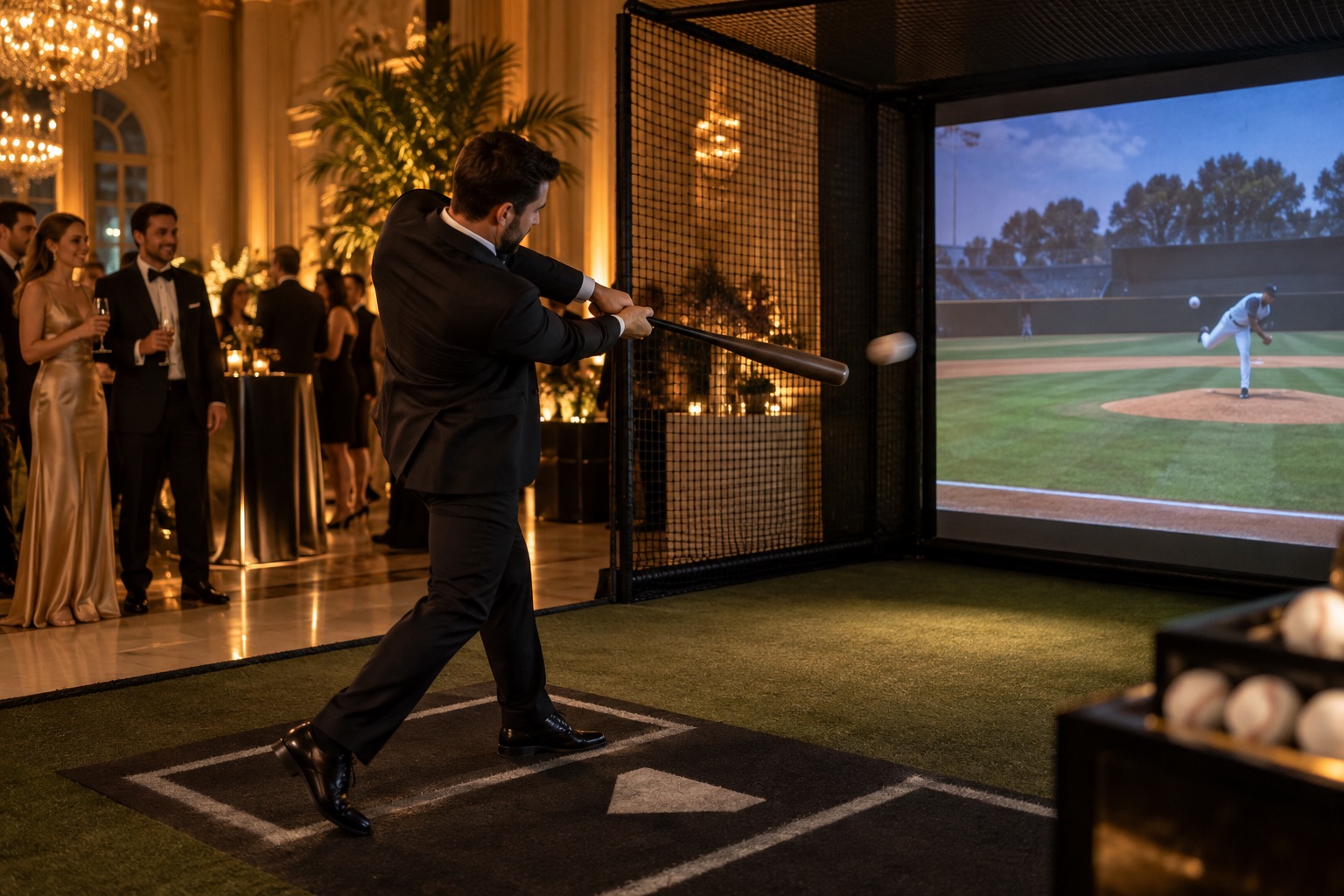 Visuel d’illustration : Animation défi de frappe baseball