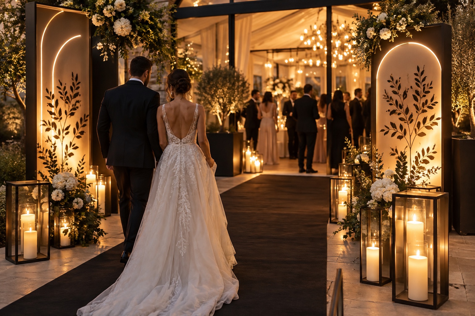 Visuel d’illustration : Location de panneau de mariage personnalisé