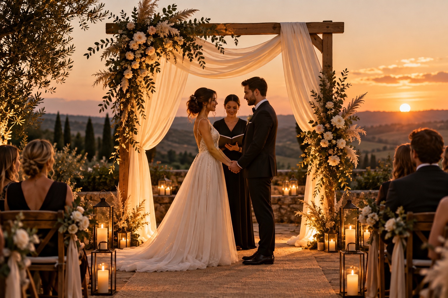Visuel d’illustration : Location d’arche de mariage en bois